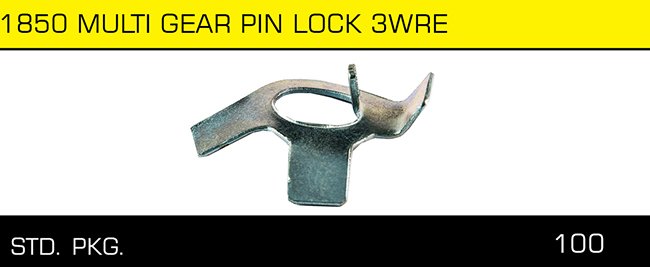 1850 MULTI GEAR PIN LOCK 3WRE 1850 MULTI GEAR PIN LOCK 3WRE